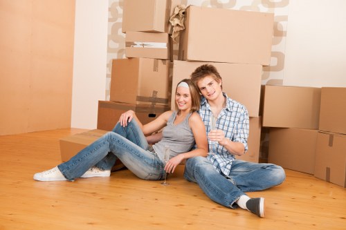 Removals van service for a residential move in Kennington