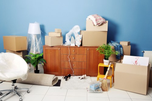 Office movers preparing a business relocation in Kennington