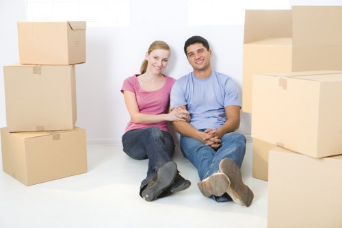 Careful handling of furniture during a flat removal