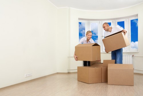 Removal team planning a home move in Kennington street area