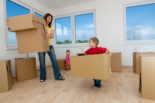 Business and residential transport service with a moving van in Kennington