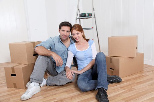 Small business relocation using a removals van in Kennington