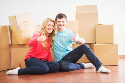 Office relocation materials prepared for a Kennington business move