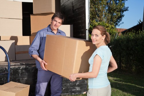 Van service handling local furniture collection in Kennington
